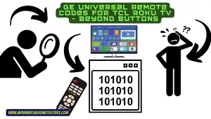 GE Universal Remote Codes for TCL Roku TV